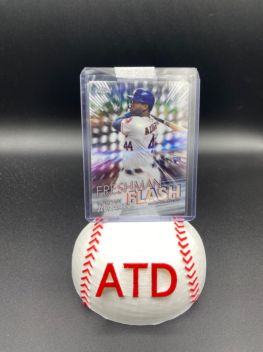 Yordan Alvarez Topps Chrome Freshman Flash Rookie Card