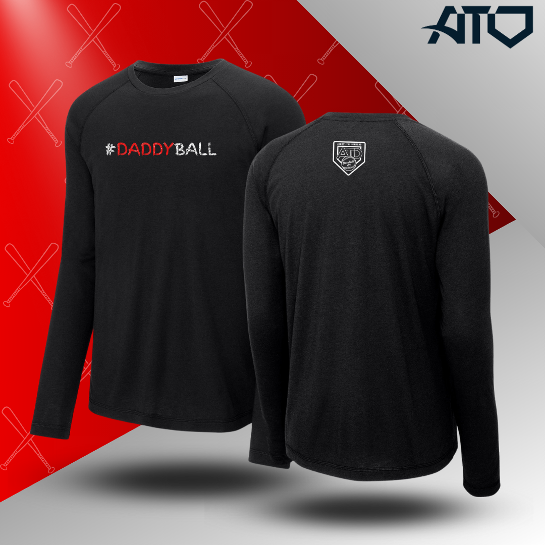 #DaddyBall - Tri-Blend Wicking Raglan Tee