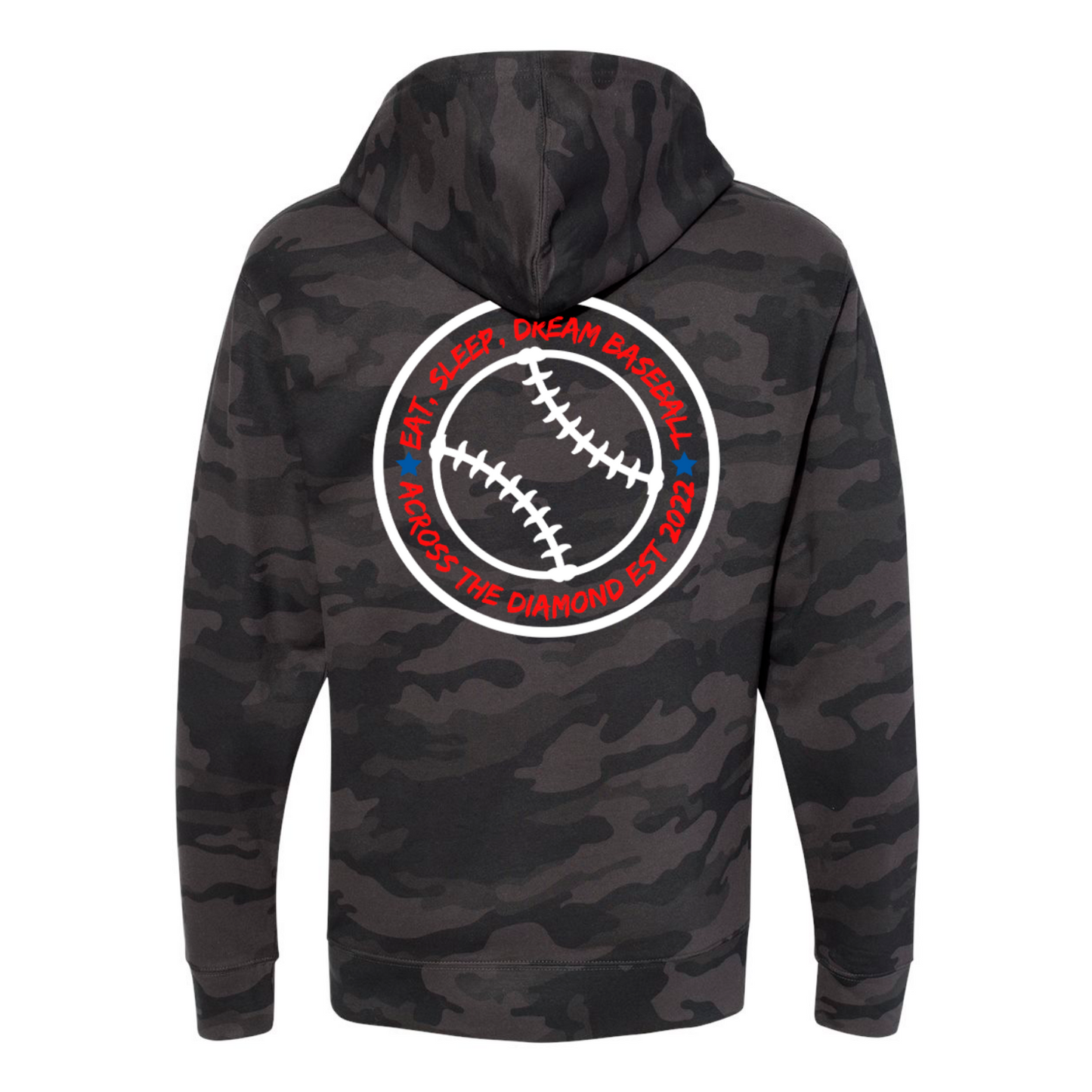 Eat Sleep Dream Baseball - Midweight Hoodie