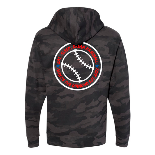 Eat Sleep Dream Baseball - Midweight Hoodie