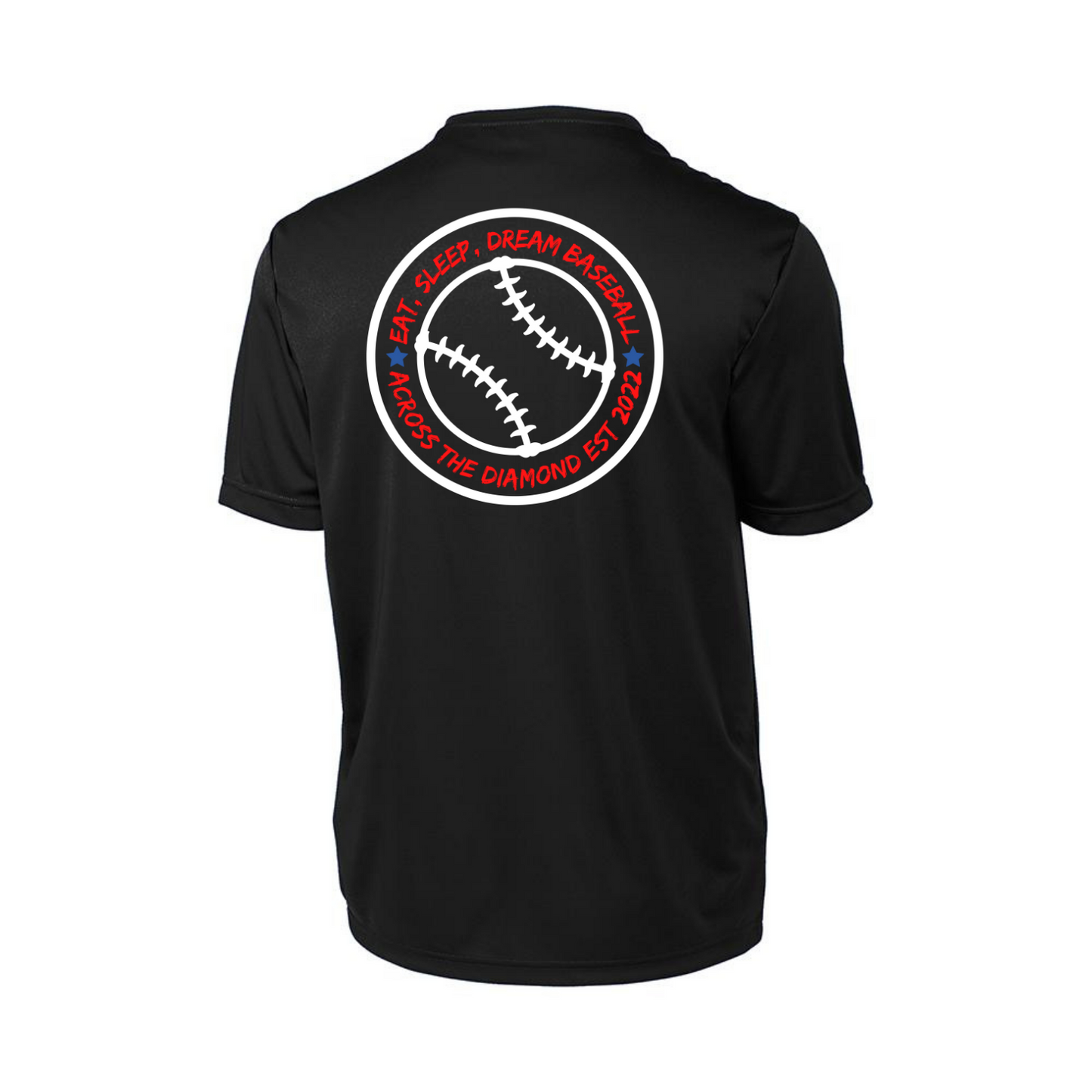 Eat Sleep Dream Baseball - Dri Fit Tee