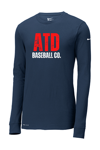 Nike Dri-FIT Cotton/Poly Long Sleeve - ATD Baseball