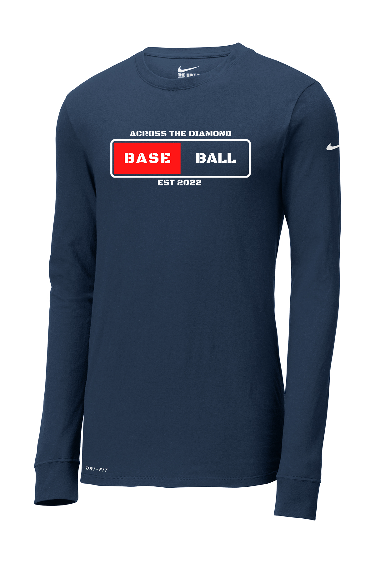 Nike Dri-FIT Cotton/Poly Long Sleeve - Baseball