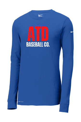 Nike Dri-FIT Cotton/Poly Long Sleeve - ATD Baseball