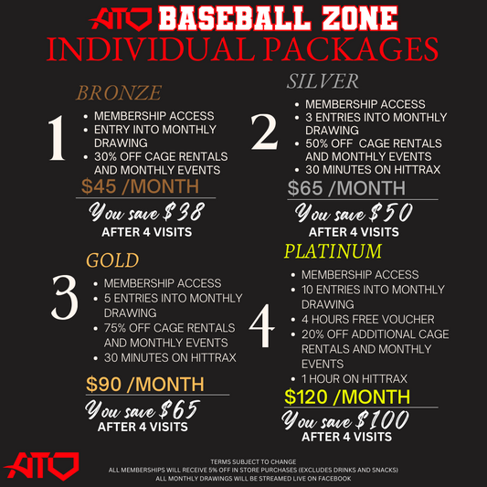 ATD Individual Batting Cage Memberships