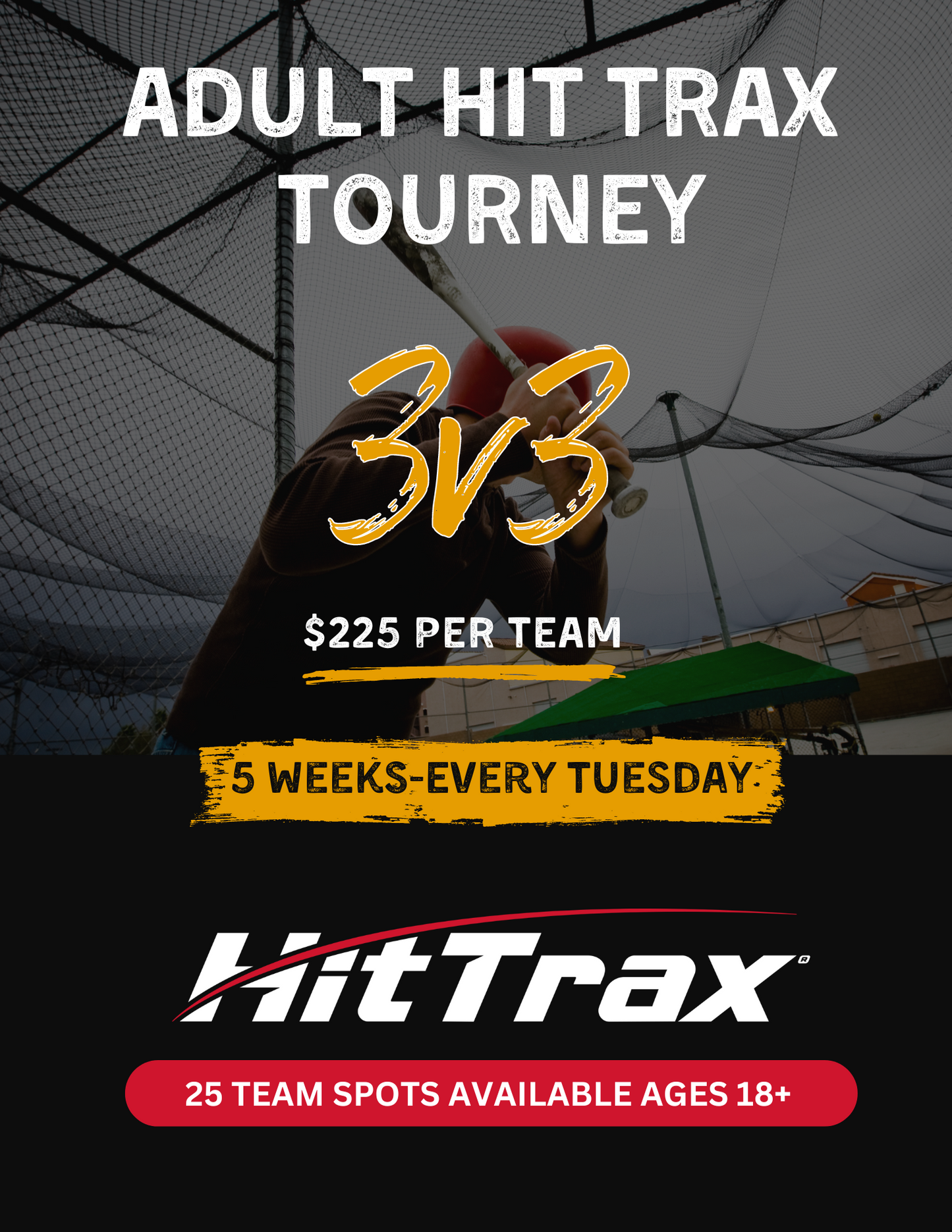 Men’s HitTrax League at ATD Baseball Company