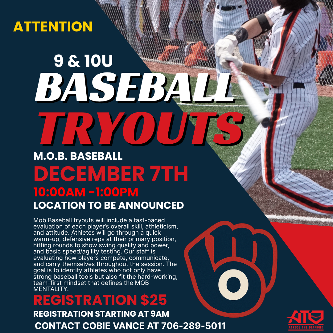 9 & 10U Baseball Tryouts