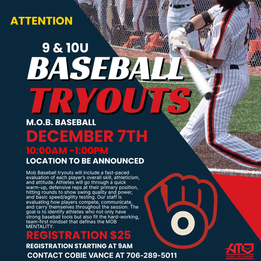 9 & 10U Baseball Tryouts