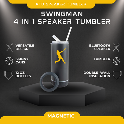 4 IN 1 SPEAKER TUMBLER