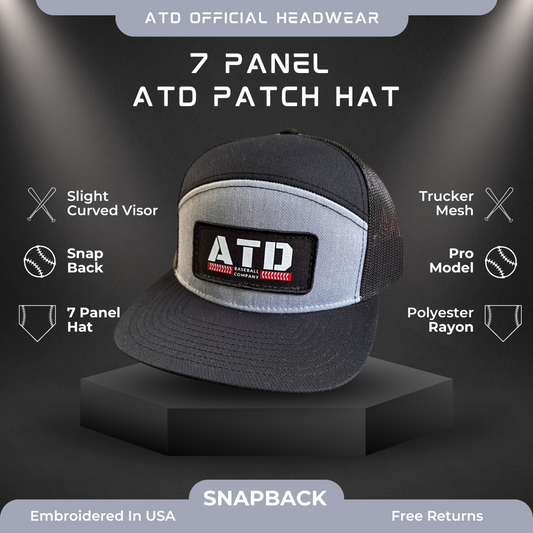 ATD Baseball - 7 Panel Patch Hat