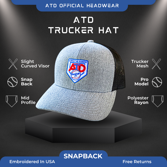 ATD Baseball - Heathered Trucker