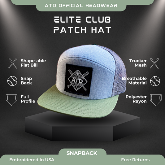 ATD Elite - 7 Panel Patch Hat