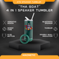 4 IN 1 SPEAKER TUMBLER