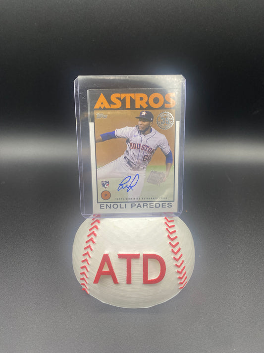 Enoli Paredes Topps 35th Anniversary Rookie Card Autograph