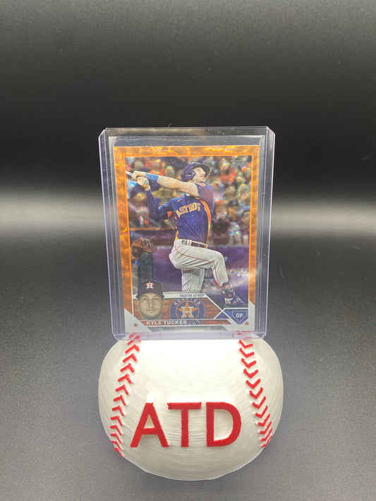 Kyle Tucker Topps Orange Speckle 3/299