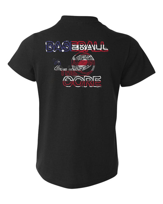 Baseball 2 The Core - Youth Cotton Tee